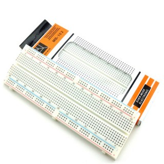 Breadboard MB-102 830 Lỗ 165x55x10mm (Board test, cắm linh kiện, bo test, bảng mạch thử nghiệm )