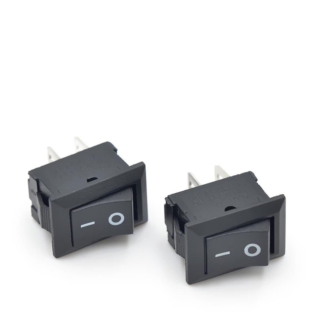 Công Tắc Bập Bênh KCD1 6A/250VAC 2 Chân - Kích Thước 13*14.8*20.8mm