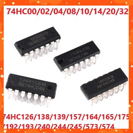 IC Số Các Loại 74HC00, 02, 04, 08, 10, 14, 20, 32, 126, 138, 139, 157, 164, 165, 175, 192, 193, 240, 244, 245, 573, 595