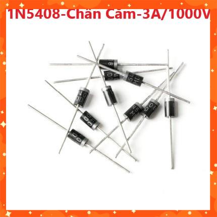 Gói 10 con 1N5408 - Diode Chỉnh Lưu 3A/1000V IN5408 Chân Cắm DIP 5408