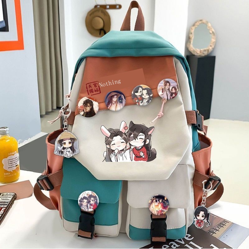 Tianguan Ba Lô Bao Quanh In Hình anime thank you Dễ Thương Cho Học Sinh Tiểu Học Trung Học