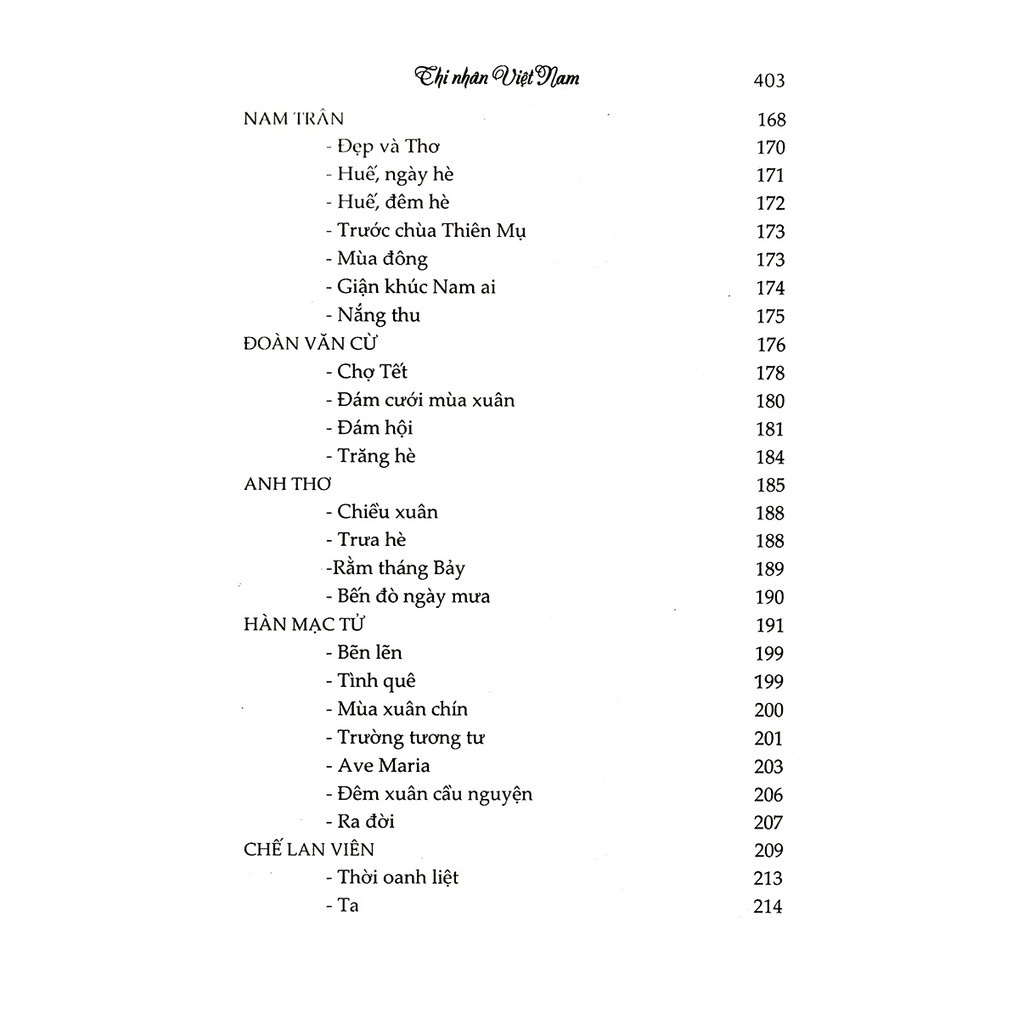 Sách - Thi Nhân Việt Nam - Trí Việt