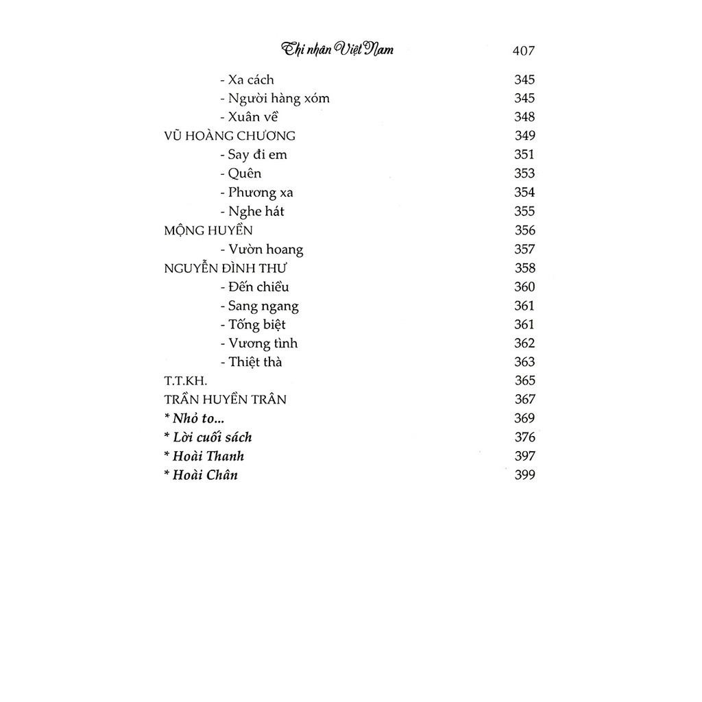 Sách - Thi Nhân Việt Nam - Trí Việt