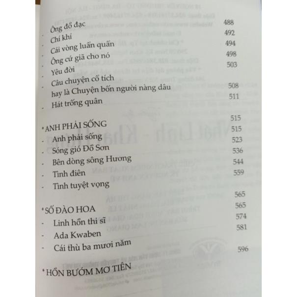 Sách - Tuyển Tập Nhất Linh - Khái Hưng - Trí Việt