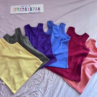 Combo 4 Áo ba lỗ trơn [LỰA MÀU]