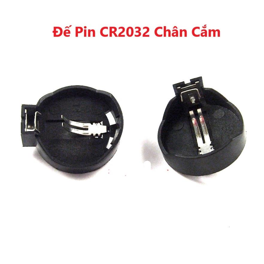 Pin CR2032, 2032 Đế Pin CR2032 Chân Cắm