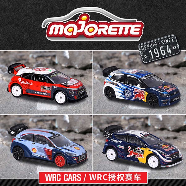 Mô Hình Xe Hơi Ford Volkswagen Citroen WRC Rally Bằng Hợp Kim Chất Lượng Cao