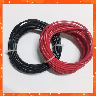 5 mét dây điện đơn 0.5mm màu đen/đỏ