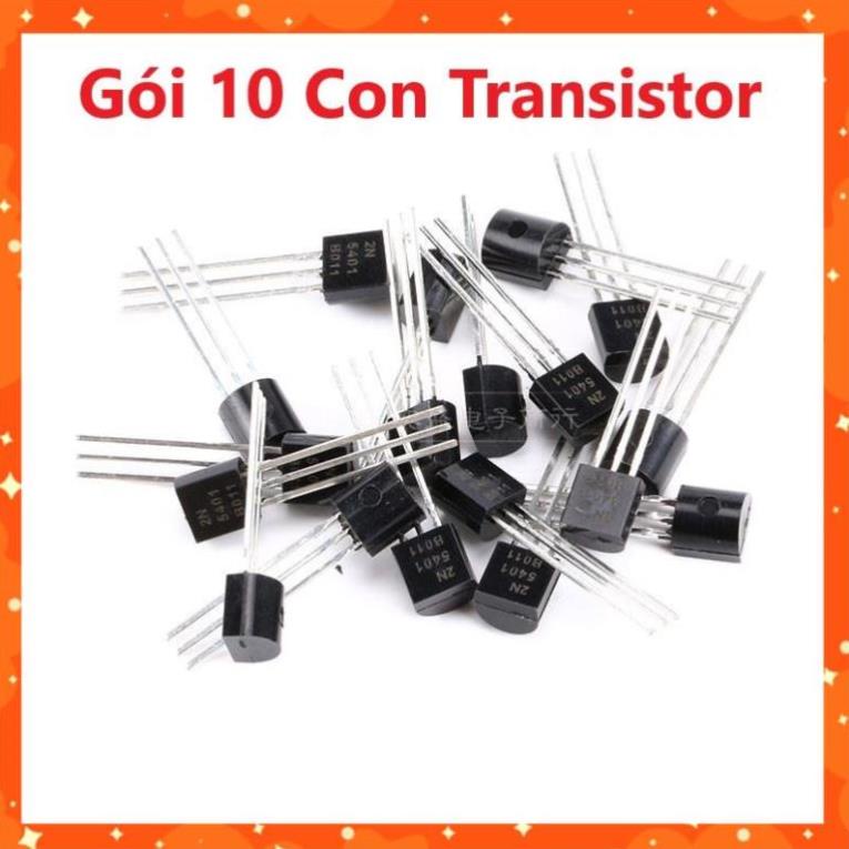 Gói 10 Con Transistor Chân Cắm TO-92 Các Mã: A1015, C1815, 2N3904, 2N3906, C945, C828, A1013, C2383,