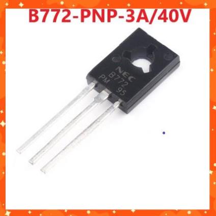 Transistor Thuận B772-TO126 PNP 3A/40V