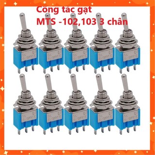Công tắc gạt mts 102, 103, 202, 203, 3 chân, 6 chân, 2 trạng thái, 3 trạng thái 3a/250v 6a/125v