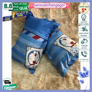 [1 đôi vỏ gối]Combo 2 vỏ gối nằm vải mềm mịn, áo gối nằm,doremon