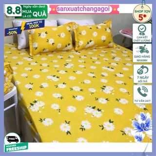 Sản xuất bộ ga gối poly 1m4,vải cotton poly,đủ kích thước