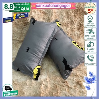 Combo 2 vỏ gối nằm vải mềm mịn,áo gối nằm ,chim dơi