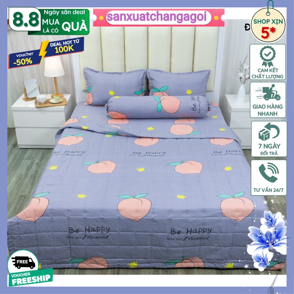 ga trải giường poly 1m2,1m4,1m5,1m6,1m8, ga giường ,mẫu đào tím