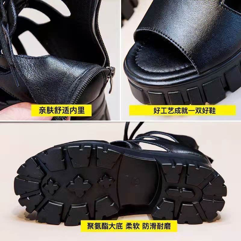 Giày Sandal Cao Gót Đế Xuồng Mềm Mại Thời Trang Mùa Hè 2022 Cho Nữ