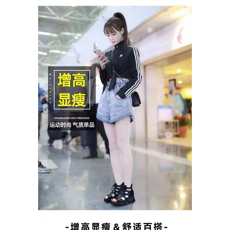 Giày Sandal Cao Gót Đế Xuồng Mềm Mại Thời Trang Mùa Hè 2022 Cho Nữ