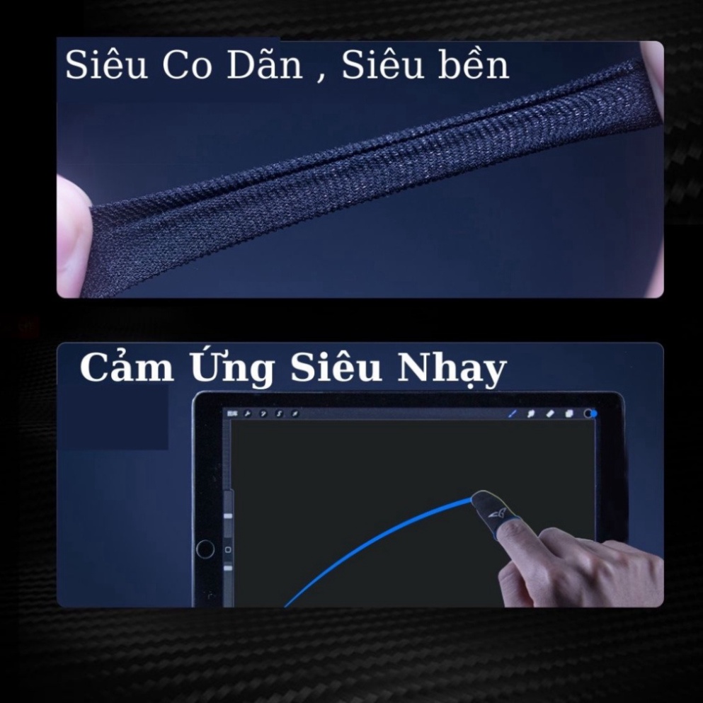 Bao Tay Chơi Game freefire, Pubg, Liên Quân Găng tay chơi game Chống Mồ Hôi, Siêu Nhạy,Co Giãn Cực Tốt - Pabads