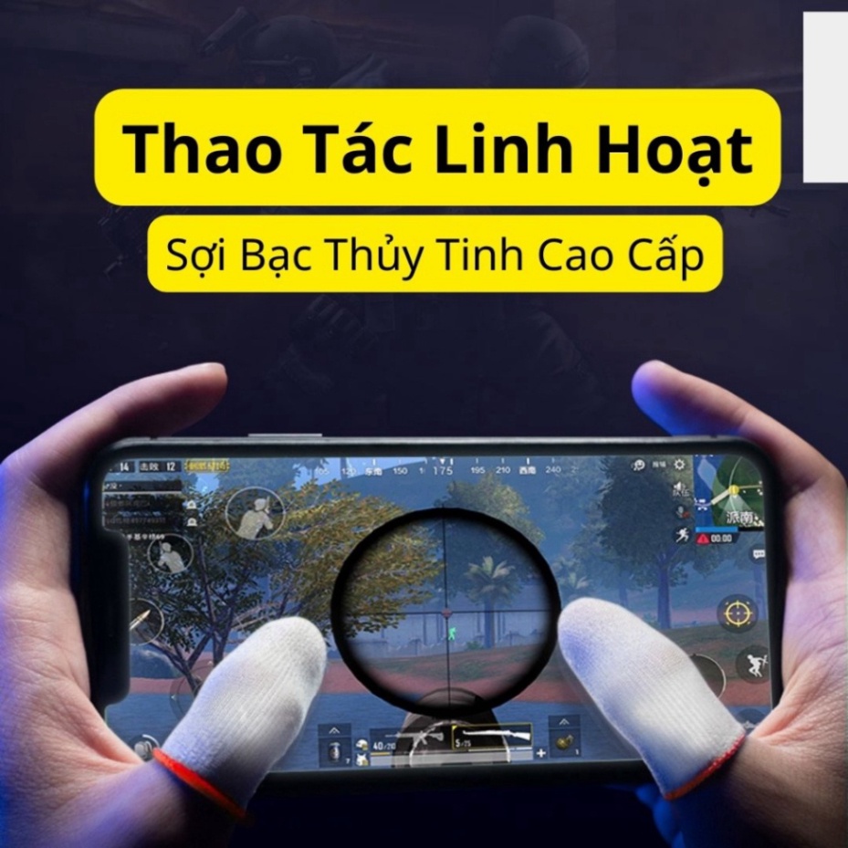 Bao Tay Chơi Game freefire, Pubg, Liên Quân Găng tay chơi game Chống Mồ Hôi, Siêu Nhạy,Co Giãn Cực Tốt - Pabads