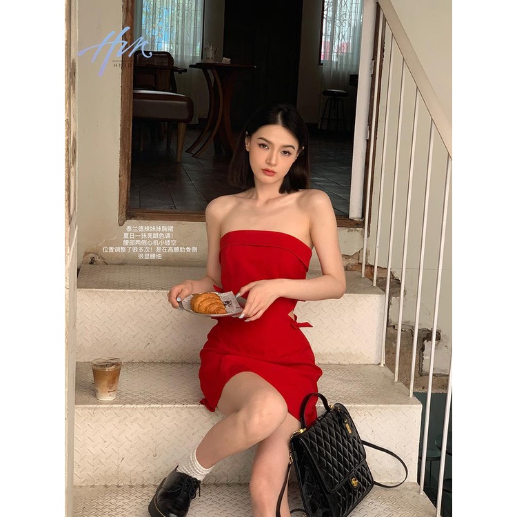 Đầm Sát Nách Dáng Rộng Phong Cách Ngọt Ngào Cho Nữ