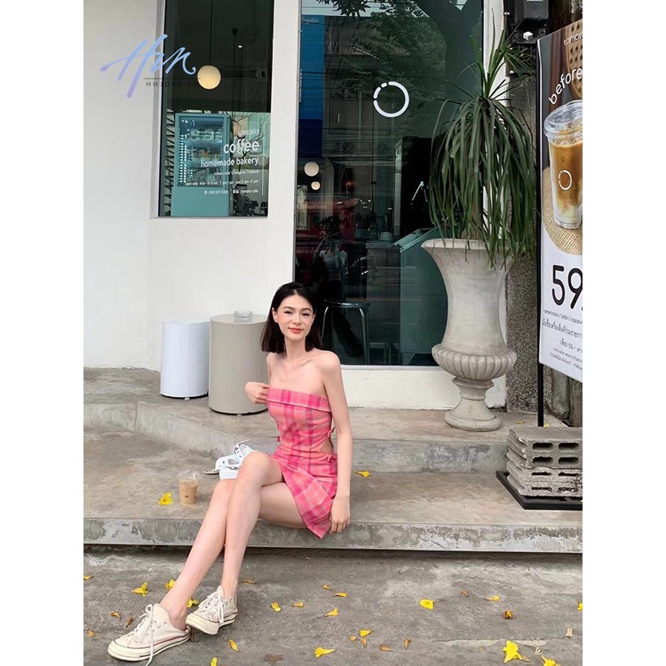 Đầm Sát Nách Dáng Rộng Phong Cách Ngọt Ngào Cho Nữ