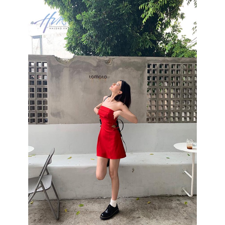 Đầm Sát Nách Dáng Rộng Phong Cách Ngọt Ngào Cho Nữ