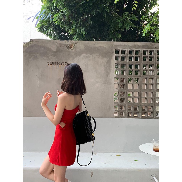 Đầm Sát Nách Dáng Rộng Phong Cách Ngọt Ngào Cho Nữ