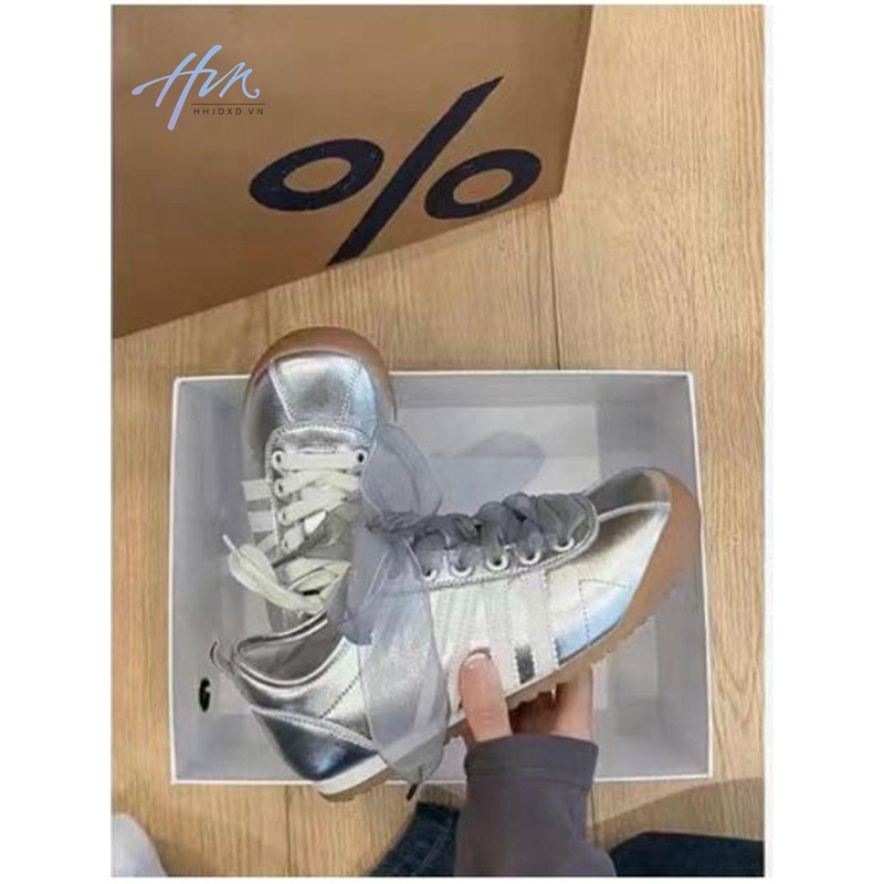 Giày Múa Ba Lê Đế Bằng Phối Ruy Băng Thoáng Khí Thời Trang Mùa Hè 2023 Cho Nữ