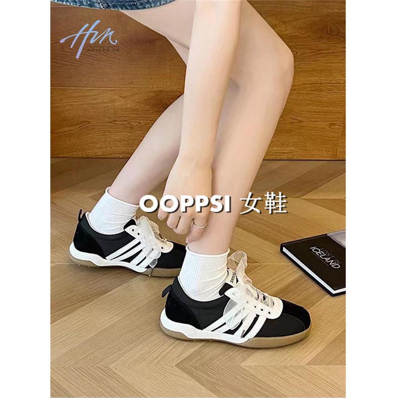 Giày Múa Ba Lê Đế Bằng Phối Ruy Băng Thoáng Khí Thời Trang Mùa Hè 2023 Cho Nữ