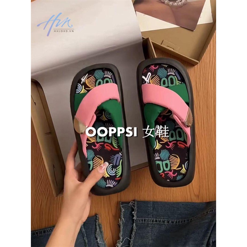 Dép Đế Dày Chống Trượt Thời Trang Mùa Hè 2023 Phong Cách Mới Cho Nữ