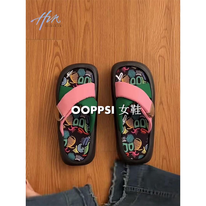 Dép Đế Dày Chống Trượt Thời Trang Mùa Hè 2023 Phong Cách Mới Cho Nữ