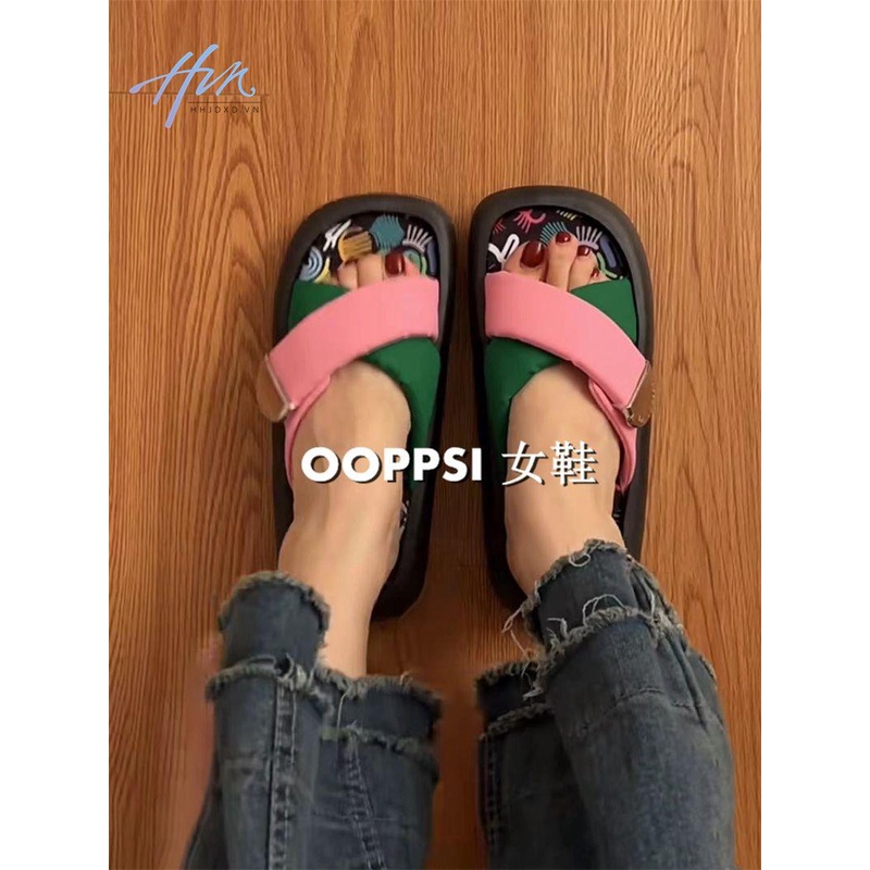 Dép Đế Dày Chống Trượt Thời Trang Mùa Hè 2023 Phong Cách Mới Cho Nữ
