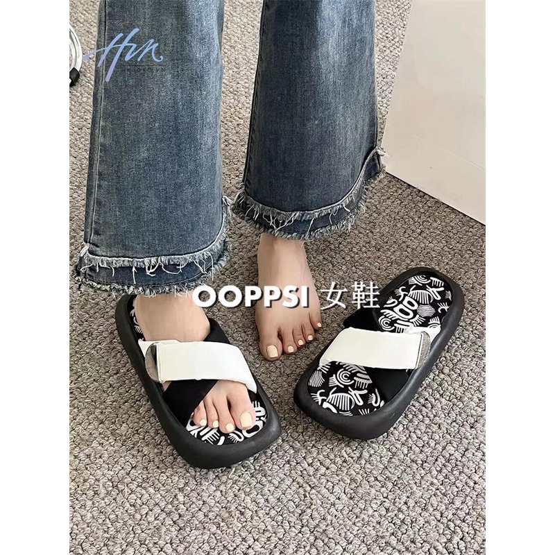 Dép Đế Dày Chống Trượt Thời Trang Mùa Hè 2023 Phong Cách Mới Cho Nữ