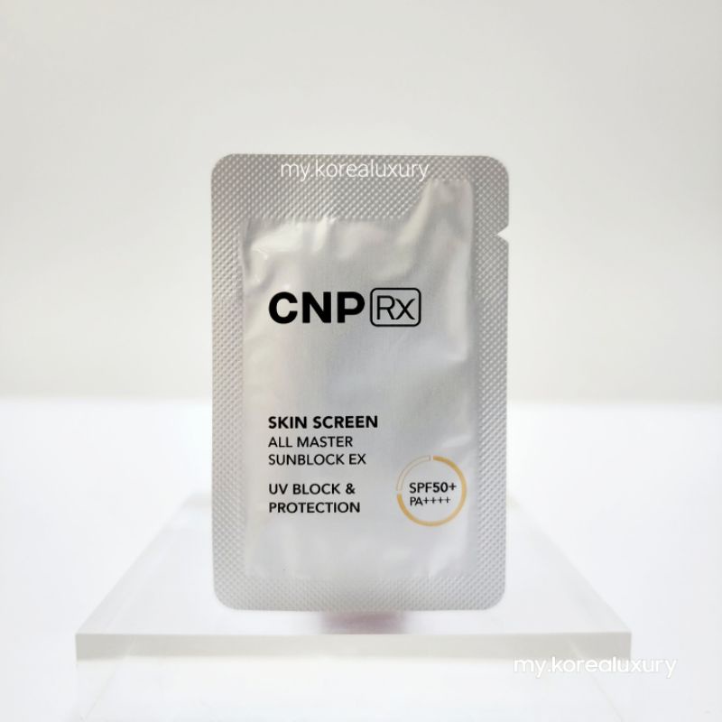 Gói kem chống nắng vật lý CNP Rx Skin Screen All Master Sunblock Ex SPF50+/PA++++