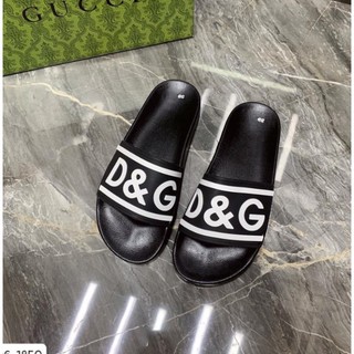 Dép lê quai ngang nam nữ, dép đẹp thời trang DG màu đen siêu rẻ của Store
