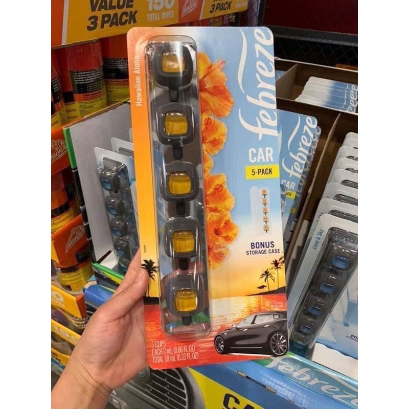 Thơm hương Nước hoa xe hơi Febreze Mỹ