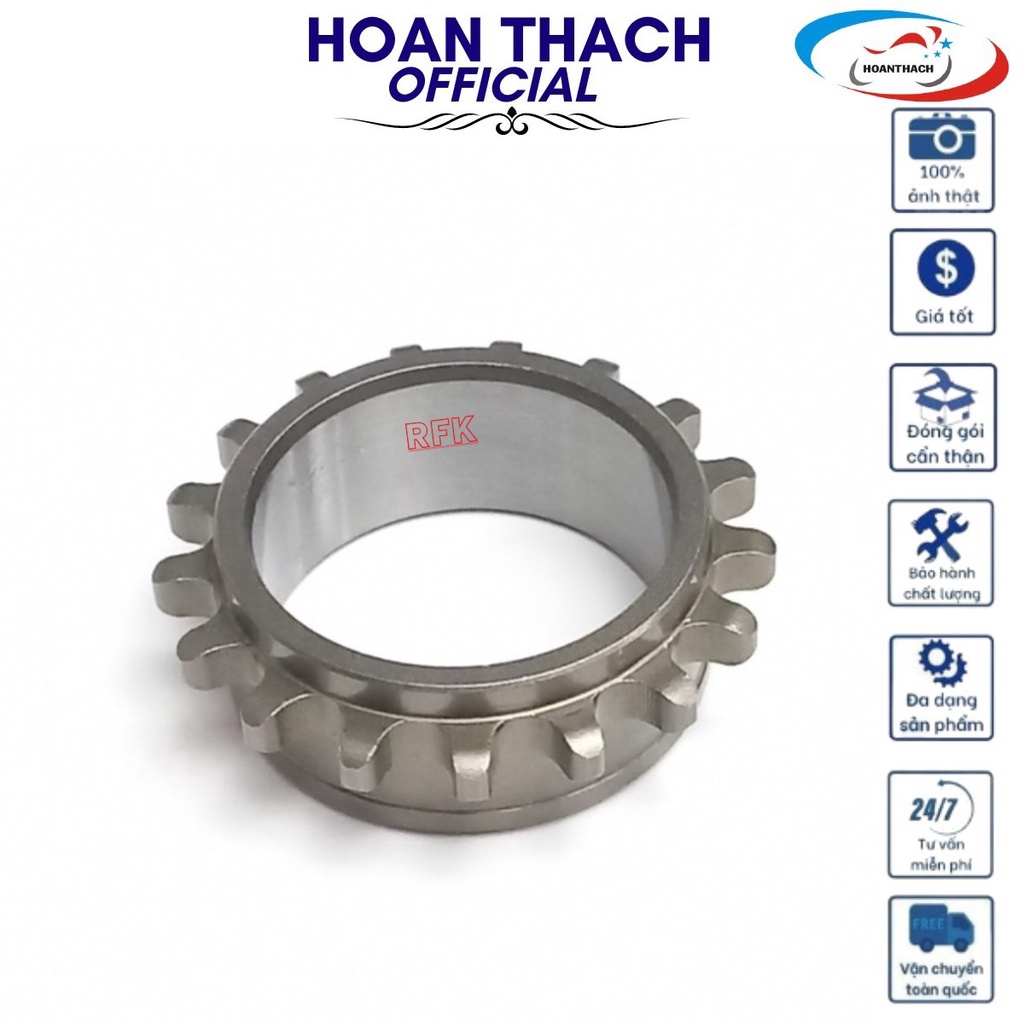 Bánh răng thời điểm cam 17 răng cho xe máy Future neo, Future II, X, FI HOANTHA
