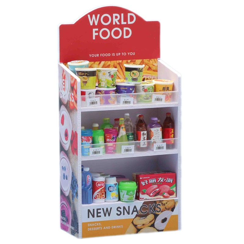 Mô Hình Kệ Kẹo Siêu Thị Đồ Chơi Mini Cho Nhà Búp Bê