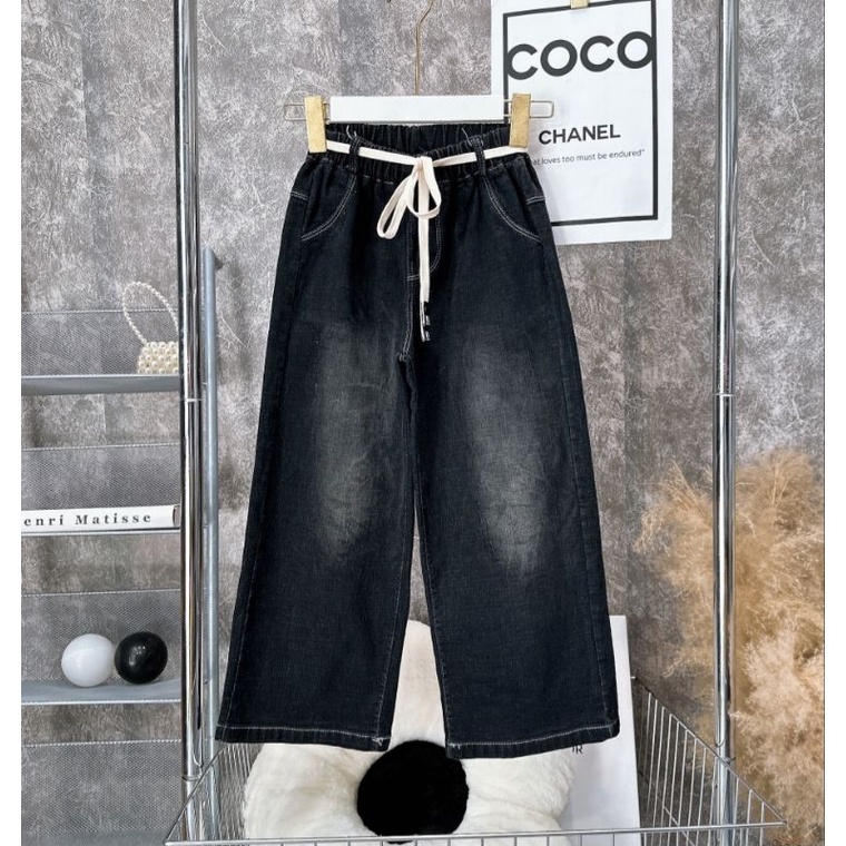 Quần Jean ống xuông bé gái size đại 20-35kg/ quần bò bé gái