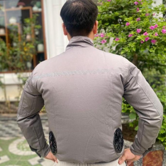Áo điều hòa Nhật Bản cao cấp chống tia UV, áo bảo hộ lao động có quạt thoáng khí chống nóng hàng chính hãng Pin NHẬT BẢN #6