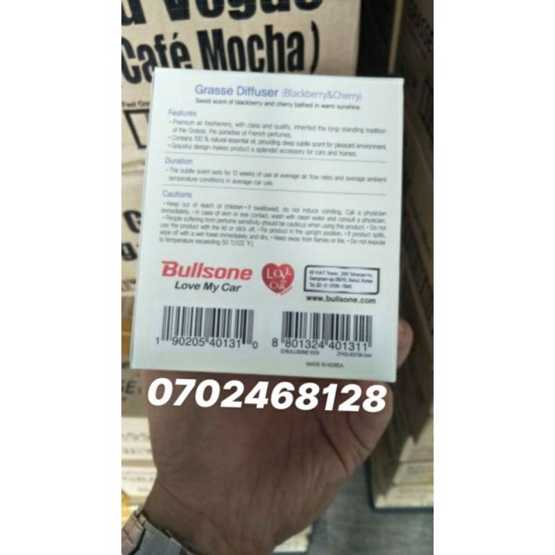 Mới về   Nước hoa xe hơi Grasse chính hãng - 4 hương trái cây thietbixehoi