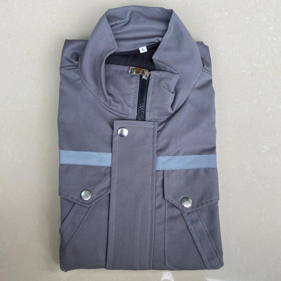 Áo Điều Hòa NHẬT BẢN hàng chính hãng các màu xanh than,xám , Áo chống nắng có gắn quạt làm mát công nghệ PIN JAPAN