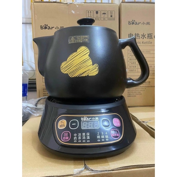 Ấm Sắc Thuốc Điện BEAR JYH-B40Q1 Dung Tích 3L, 3,5L Hàng Chính Hãng- Bảo Hành 12 Tháng