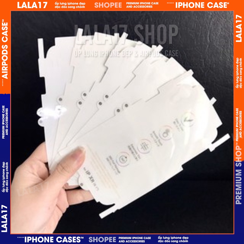 Miếng Dán Lưng Dẻo Ppf Full Viền Iphone Trong Suốt Tự Phục Hồi Trầy Xước