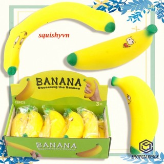 Đồ chơi squishy hình quả chuối làm giảm căng thẳng