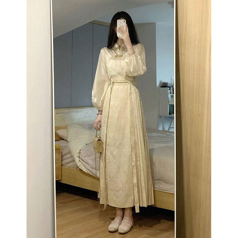 Đầm Sườn Xám Cách Tân Phong Cách Trung Hoa Mới
