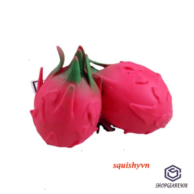 Squishy Lớn JUMBO Hình QUẢ THANH LONG đồ giải trí Xốp Giảm Stress Hình mềm mại xinh tươi co dãn và đàn hồi Cho Bé