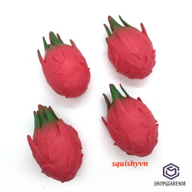 Squishy Lớn JUMBO Hình QUẢ THANH LONG đồ giải trí Xốp Giảm Stress Hình mềm mại xinh tươi co dãn và đàn hồi Cho Bé