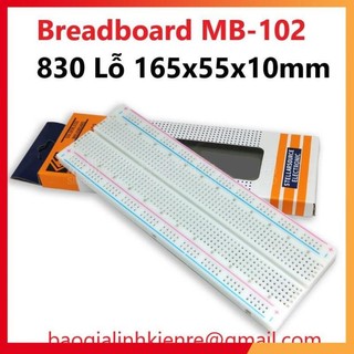 Breadboard mb-102 830 lỗ 165x55x10mm