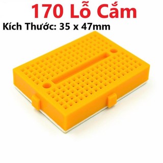 Breadboard MB-102 830 Lỗ 165x55x10mm (Board test, cắm linh kiện, bo test, bảng mạch thử nghiệm )